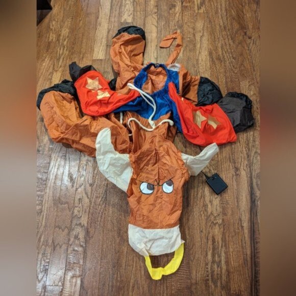 Bull Rider Inflatable Costume, one size fits most. - Picture 3 of 3